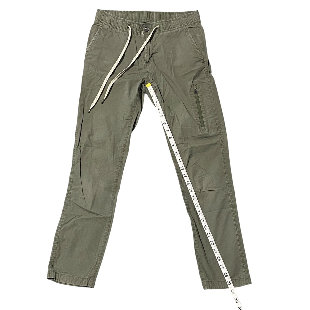 Vuori Ripstop Pant Army Green Organic Cotton Stretch Cargo Pants Womens XS VW401 - Picture 5 of 7